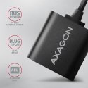 Zewnętrzna karta dzwiękowa AXAGON ADA-12 USB 2.0 48kHz/16-bit stereo, kabel USB-A