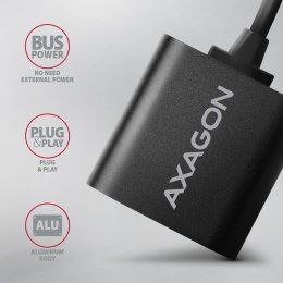 Zewnętrzna karta dzwiękowa AXAGON ADA-12 USB 2.0 48kHz/16-bit stereo, kabel USB-A
