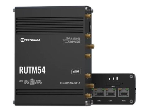 Router TELTONIKA NETWORKS RUTM54 DUAL SIM und eSIM 5G/4G/LTE ultra Router TELIT Version