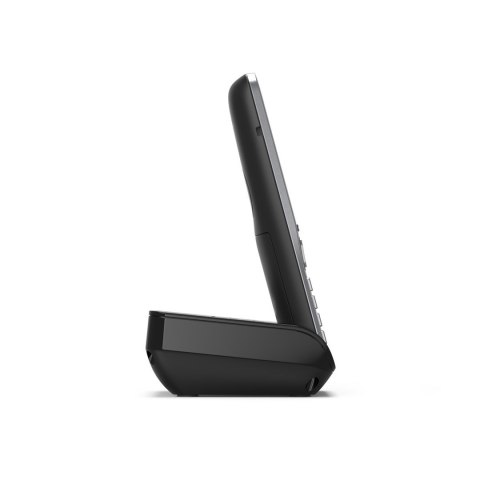 Telefon analogowy/DECT Gigaset COMFORT 500A duo Nazwa i identyfikacja dzwoniącego Czarny, Srebrny