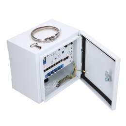 Zewnętrzny switch PoE Extralink Atlas; 8x RJ45 1000Mb/s PoE, 2x SFP, 120W, aktywne chłodzenie