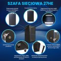 EXTRALINK SZAFA RACK STOJĄCA 27U 800X800 CZARNA