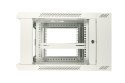 Extralink Szafa rack 6U 600x600 AZH Szara montowana na ścianie, dwusekcyjna
