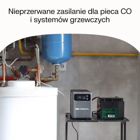 UPS ZASILACZ AWARYJNY Greencell PowerCore 1200VA 800W AVR 12VDC LCD