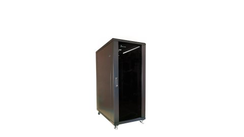 Extralink Szafa rack 27U 800x800 Czarna stojąca