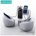 USAMS Powerbank PB80 10000mAh 20W PD 2xUSB-A + USB-C czarny