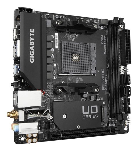 Gigabyte A520I AC płyta główna AMD A520 Socket AM4 mini ITX