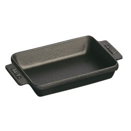 STAUB Prostokątna mini forma do pieczenia 250 ml, czarny