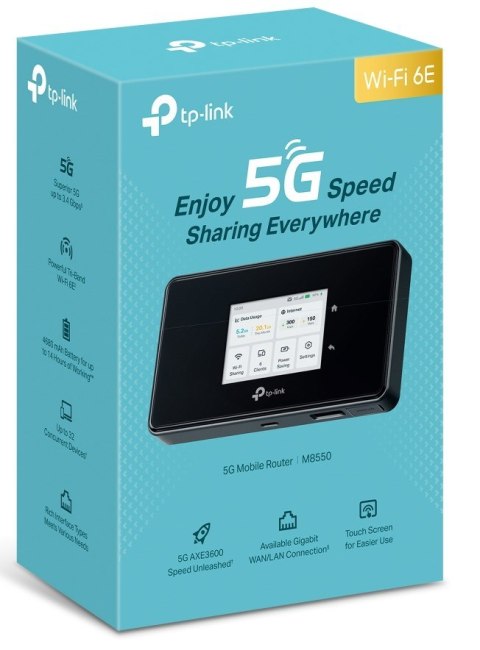 Router mobilny TP-Link M8550(EU) 5G LTE Wi-Fi 6E