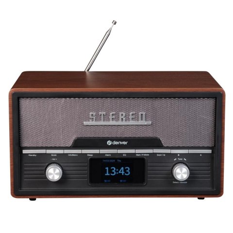 Denver MDA-525DW Osobisty odtwarzacz CD Drewno