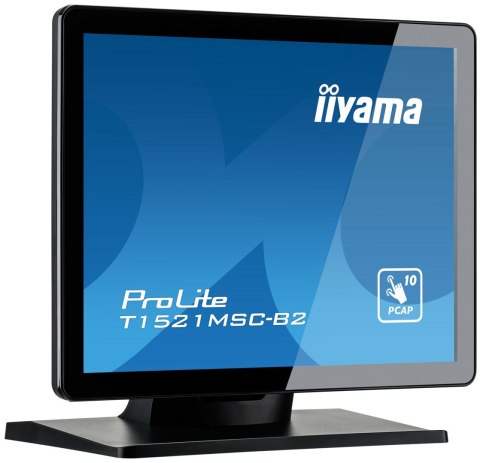 Monitor dotykowy T1521MSC-B2 15 cali PCAP bezel free front