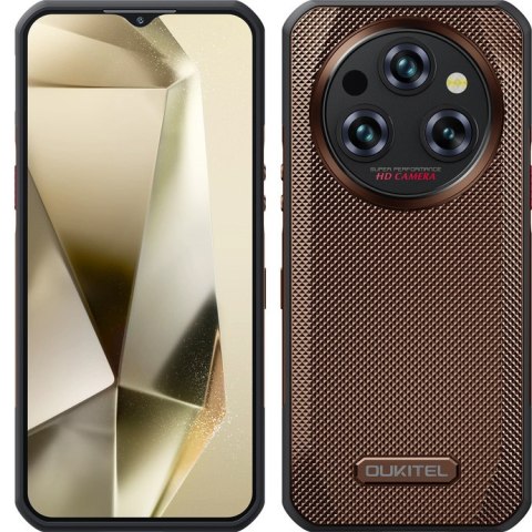Smartfon Oukitel WP35 6,6" Dual SIM Android 14 5G USB Type-C 8GB 256GB 11000mAh Złoty