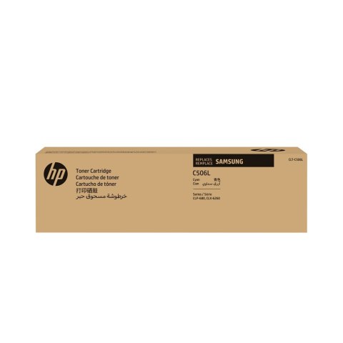 Samsung Oryginalny błękitny toner o wysokiej wydajności HP CLT-C506L