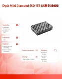 Verbatim Dysk Mini Diamond SSD 1TB USB-C 32025