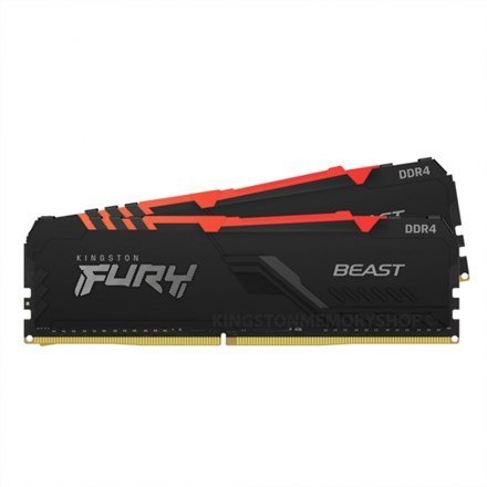 Kingston Technology FURY Beast RGB moduł pamięci 32 GB 2 x 16 GB DDR4 3200 MT/s