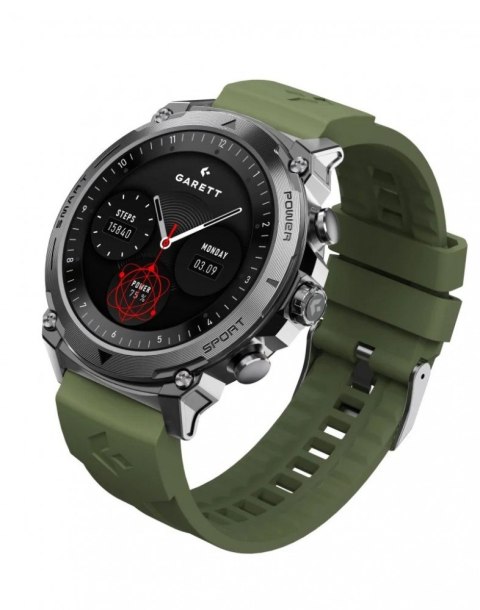 Garett Electronics Smartwatch Atom srebrny stalowy