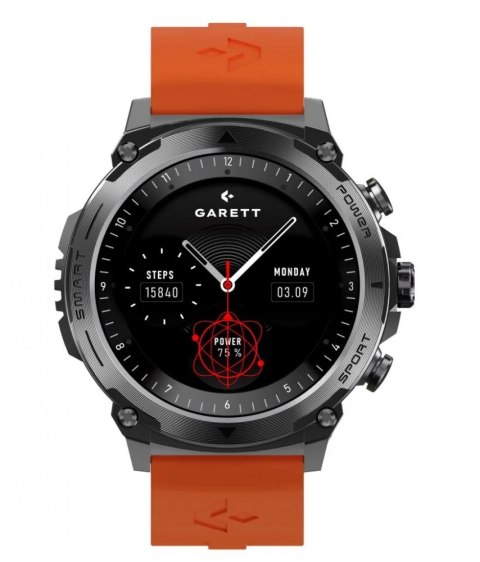 Garett Electronics Smartwatch Garett Atom czarny stalowy