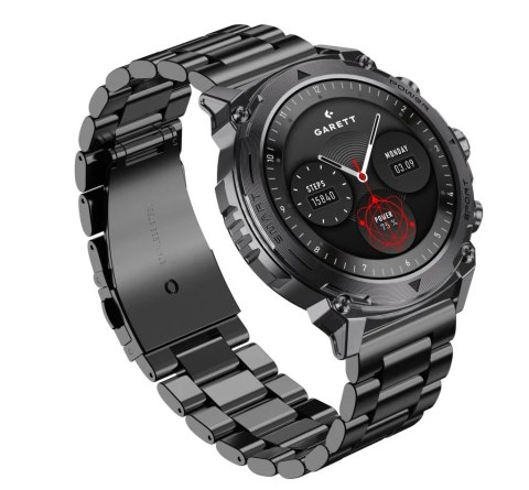 Garett Electronics Smartwatch Garett Atom czarny stalowy