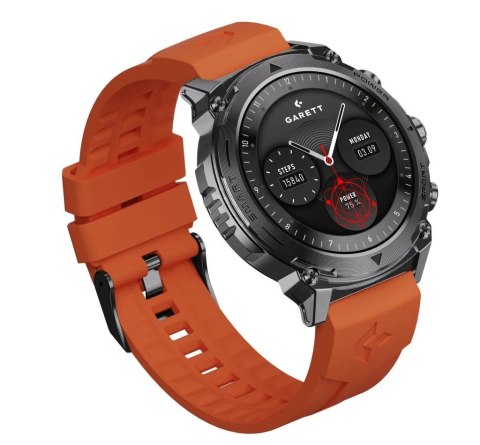 Garett Electronics Smartwatch Garett Atom czarny stalowy