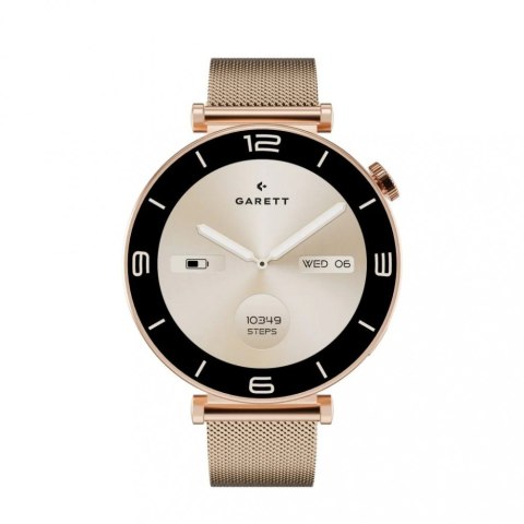 Garett Electronics Smartwatch Rose złoty mesh