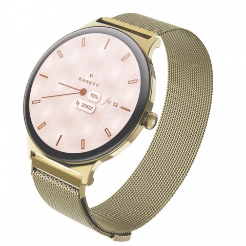 Garett Electronics Smartwatch Verona 2 złoty mesh