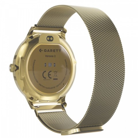 Garett Electronics Smartwatch Verona 2 złoty mesh