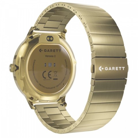 Garett Electronics Smartwatch Verona 2 złoty stalowy