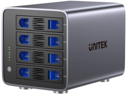 Unitek Obudowa RAID do dysku SATA 2.5''/3.5'' 8 trybów 80TB USB-C