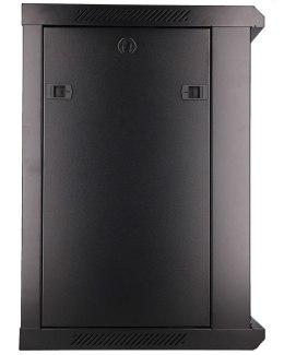 Extralink Szafa rack 12U 600x600 Czarna montowana na ścianie