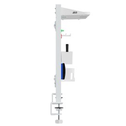 Przegroda biurkowa / organizer Ergo Office, max. obciążenie 10kg, biała tablica, szerokość 1116mm, biała, ER-301 W