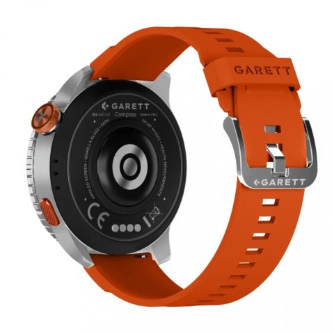 Garett Electronics Smartwatch Compass GPS srebrny
