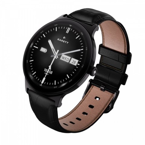 Garett Electronics Smartwatch Quantum czarny stalowy