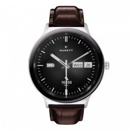 Garett Electronics Smartwatch Quantum srebrny stalowy