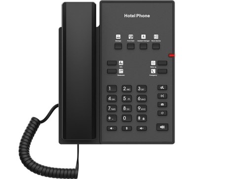 Fanvil H1-2 telefon VoIP Czarny 2 linii