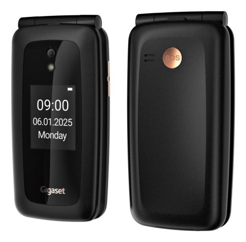 Gigaset GL795 7,11 cm (2.8") 142 g Czarny Telefon dla seniora