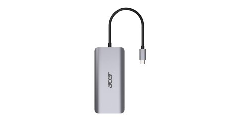 Acer 12-in-1 Type-C Dongle Przewodowa USB 3.2 Gen 1 (3.1 Gen 1) Type-C Srebrny