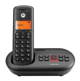 Motorola E211 Telefon w systemie DECT Nazwa i identyfikacja dzwoniącego Czarny