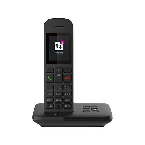 Telekom Sinus A12 Telefon analogowy/DECT Czarny