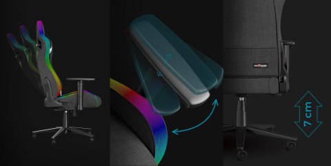 GENESIS NFG-2246 fotel do gry - fotel dla gracza - Obite siedzisko