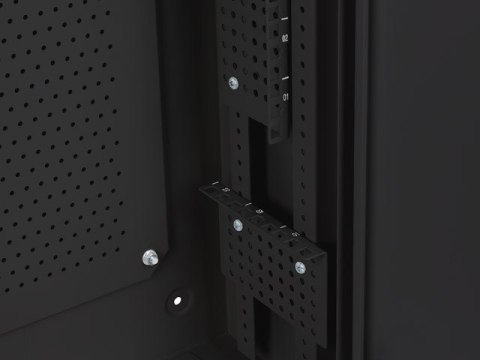 Lanberg WAF1-5203-06-00B stojak 6U Szafa wisząca Czarny