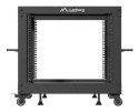 OPEN RACK 19" 9U 600X600-1100 REGULOWANY CZARNY LANBERG