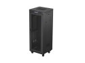 Szafa instalacyjna rack stojąca Lanberg FF01-6632-23BL 19" 32u 600x600 czarna
