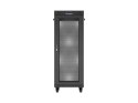 Szafa instalacyjna rack stojąca Lanberg FF01-6632-23BL 19" 32u 600x600 czarna