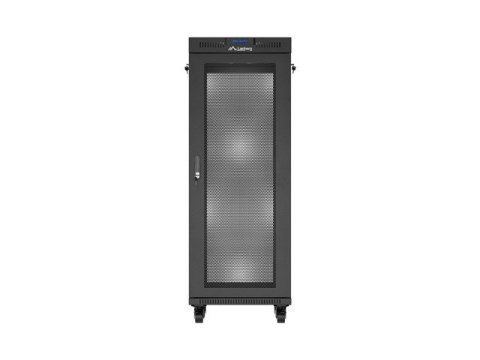Szafa instalacyjna rack stojąca Lanberg FF01-6632-23BL 19" 32u 600x600 czarna