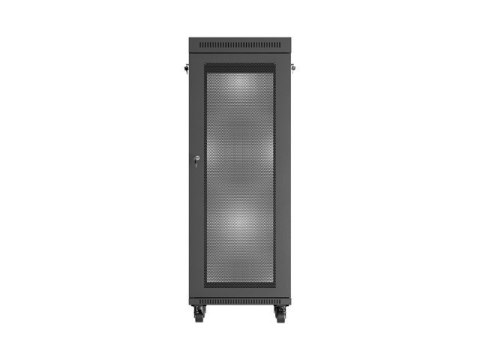 Szafa instalacyjna rack stojąca Lanberg FF01-6632-23BL 19" 32u 600x600 czarna