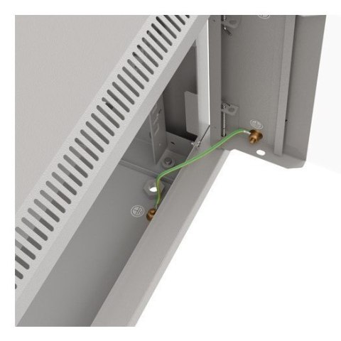 Szafa instalacyjna rack wisząca 19" 4U 540X350 szara drzwi przeszklone Lanberg (flat pack)