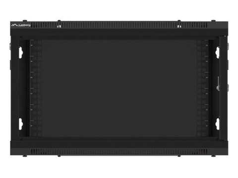 LANBERG SZAFA WISZĄCA RACK 19" 6U 600X450 DRZWI METALOWE CZARNA (FLAT PACK) WF01-6406-00B