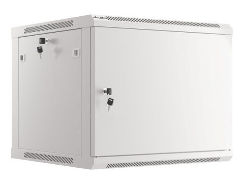 LANBERG SZAFA WISZĄCA RACK 19" 9U 600X600 DRZWI METALOWE SZARA (FLAT PACK) WF01-6609-00S