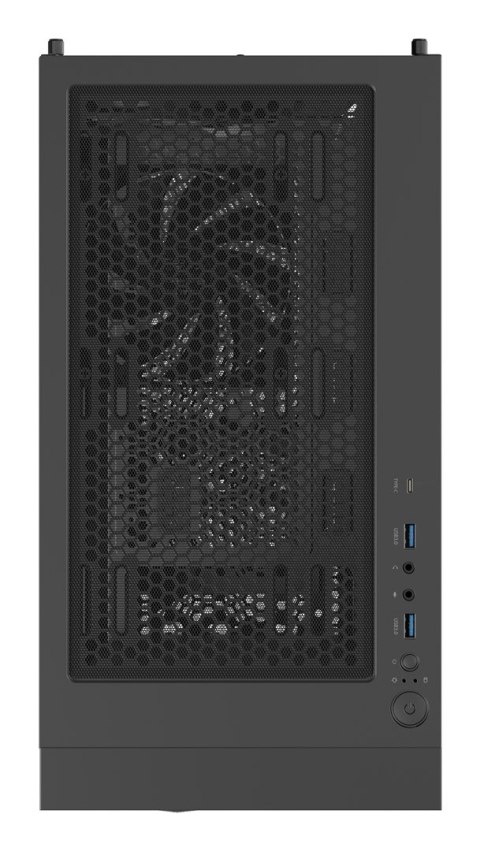 NATEC OBUDOWA GAMINGOWA GENESIS DIAXID 605F MIDI TOWER USB-C Z OKNEM CZARNA