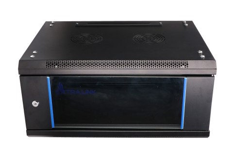 Extralink Szafa rack 4U 600x450 Czarna montowana na ścianie